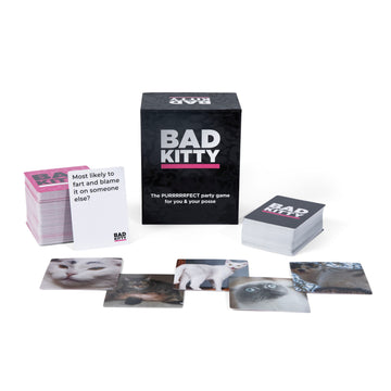BAD KITTY Party Game - The Ultimate Meme Game with Cats - The Cats Against Humans Card Game