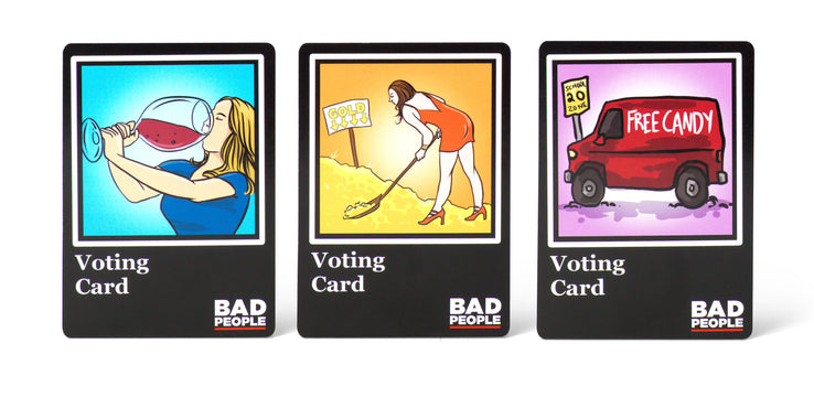 BAD PEOPLE Party Game - Find Out What Your Friends Really Think of You
