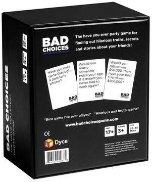 BAD CHOICES Party Game - The Have You Ever? Game - Hilarious Adult Card Game