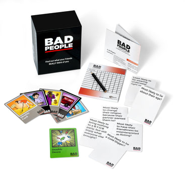 BAD PEOPLE Party Game - Find Out What Your Friends Really Think of You
