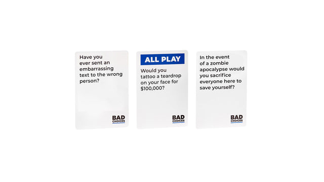 BAD CHOICES Party Game - The Have You Ever? Game - Hilarious Adult Card Game