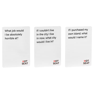 HOT SEAT Party Game - The Family Card Game That's All About You