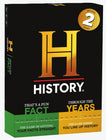 History Channel 2-in-1 Edition - Through The Years/That's A Fun Fact - General Knowledge Super Trivia Chronology Timeline Party Card Game for Adults, Family, Teen in The Pursuit of Trivial Knowledge