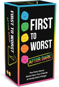 FIRST TO WORST After Dark Party Game – The Adult Card Game About How Your Friends & Family Rank Things | Funny Ranking & Guessing Board Game for Adults, Couples, Game Nights, Parties & Fun Gift Ideas