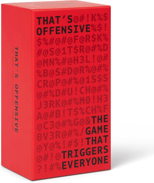 THAT'S OFFENSIVE! The Hilarious Adult Party Game that Triggers Everyone!