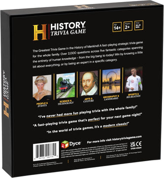 HISTORY Channel Trivia Game – 2000+ General Knowledge Questions | Official HISTORY Channel Trivia Card Game & Party Game for Adults, Families & Board Game Night – Great Gift for Dad & History Buffs