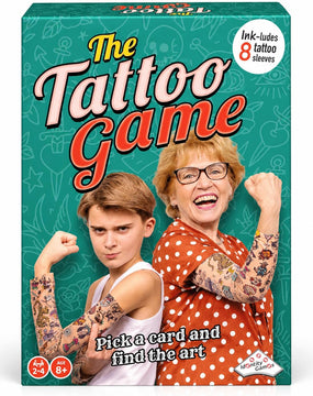 TATTOO GAME - The Hilarious Pick-a-Card & Spot It the Art Family Party Game