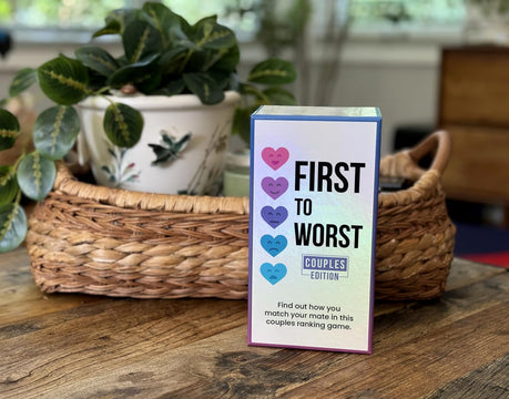First to Worst Party Game – Couples Connection | Adult Relationship Card Game for Date Nights | Funny Ranking & Guessing Board Game for Friends, Valentine’s Day, & Gift Ideas