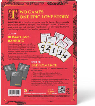 Romantasy - The Adult Party Game of Unhinged Choices for Book Lovers & Friends