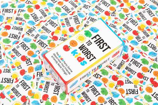 First to Worst Kids Party Game About How Your Friends & Family Rank Things