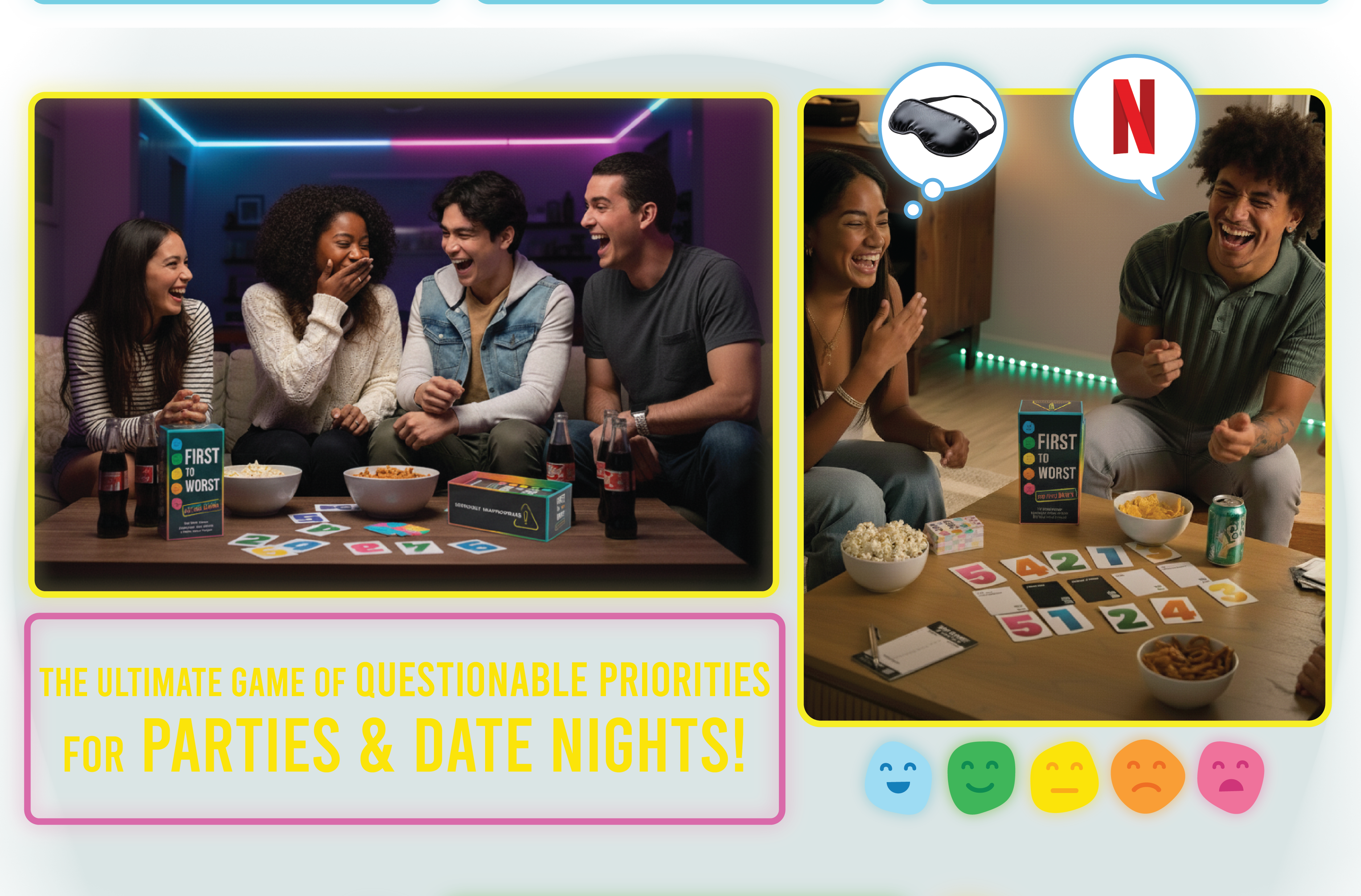 FIRST TO WORST After Dark Party Game – The Adult Card Game About How Your Friends & Family Rank Things | Funny Ranking & Guessing Board Game for Adults, Couples, Game Nights, Parties & Fun Gift Ideas