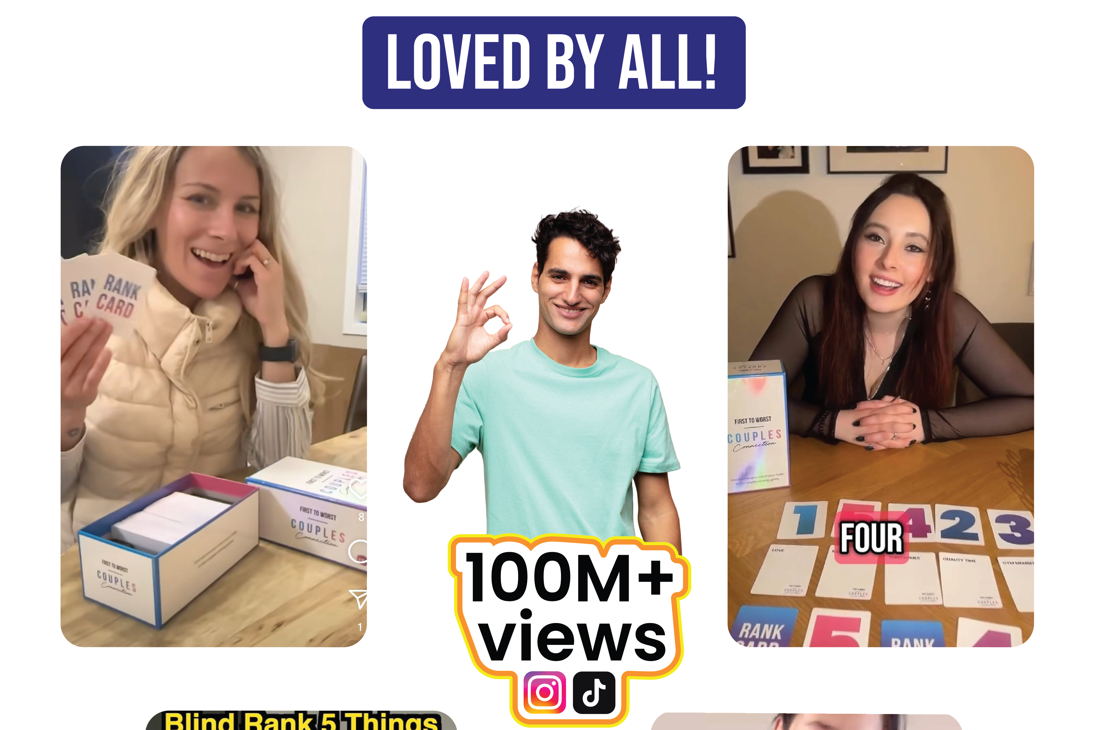 First to Worst Party Game – Couples Connection | Adult Relationship Card Game for Date Nights | Funny Ranking & Guessing Board Game for Friends, Valentine’s Day, & Gift Ideas