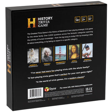 History Channel Trivia Board Game Deluxe Edition with 80s & 90s Expansion Pack - 2400+ General Knowledge Questions